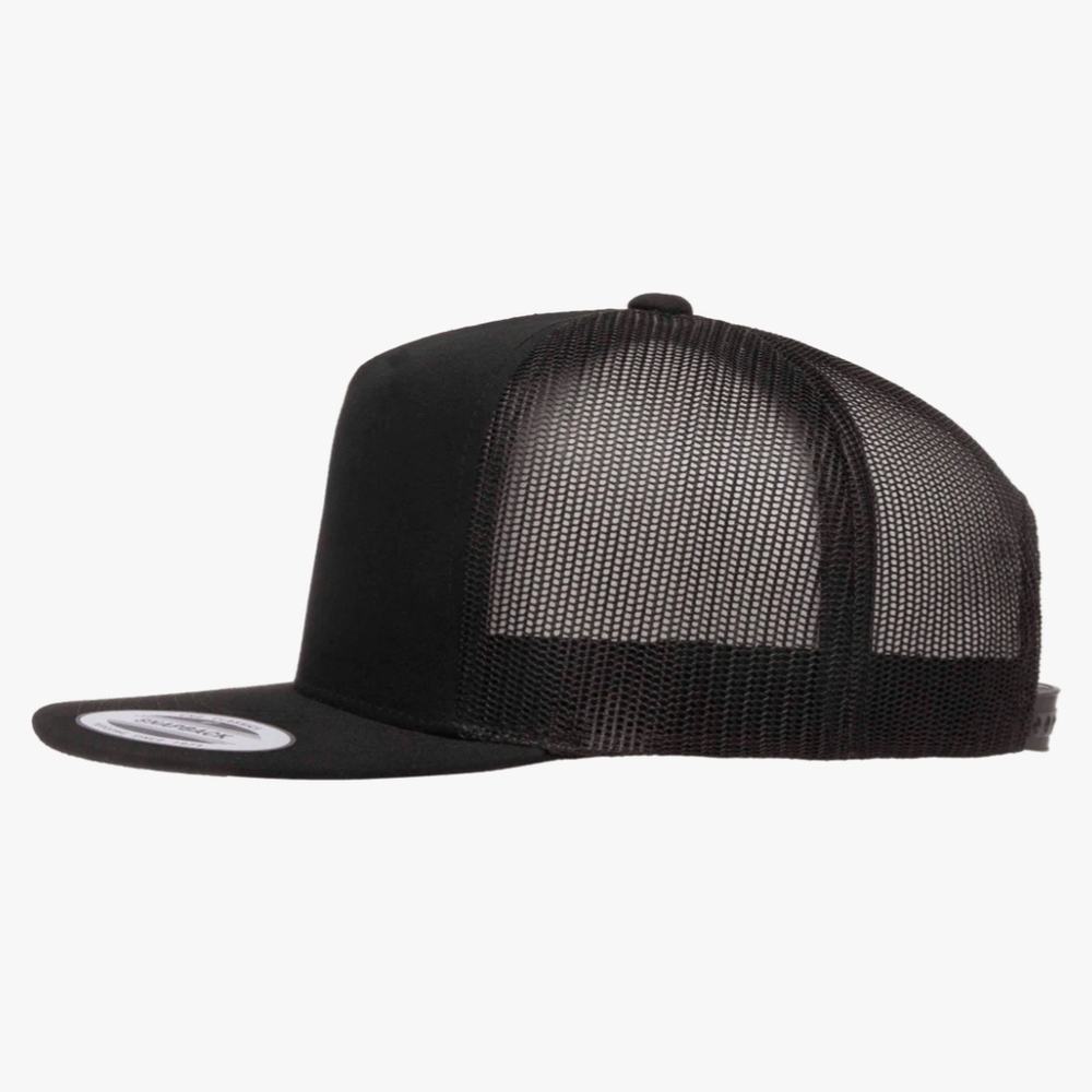 Black Trucker Cap